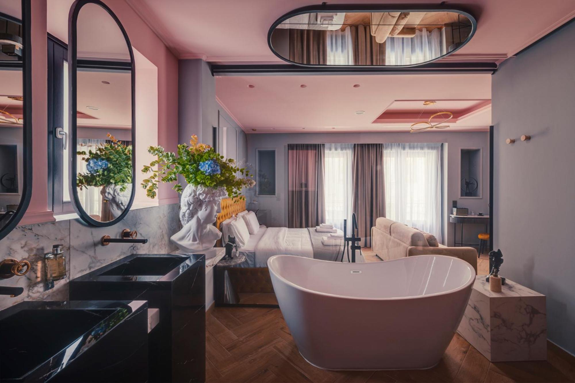 Ninemian Suites Syros แอร์มูโปลี ภายนอก รูปภาพ