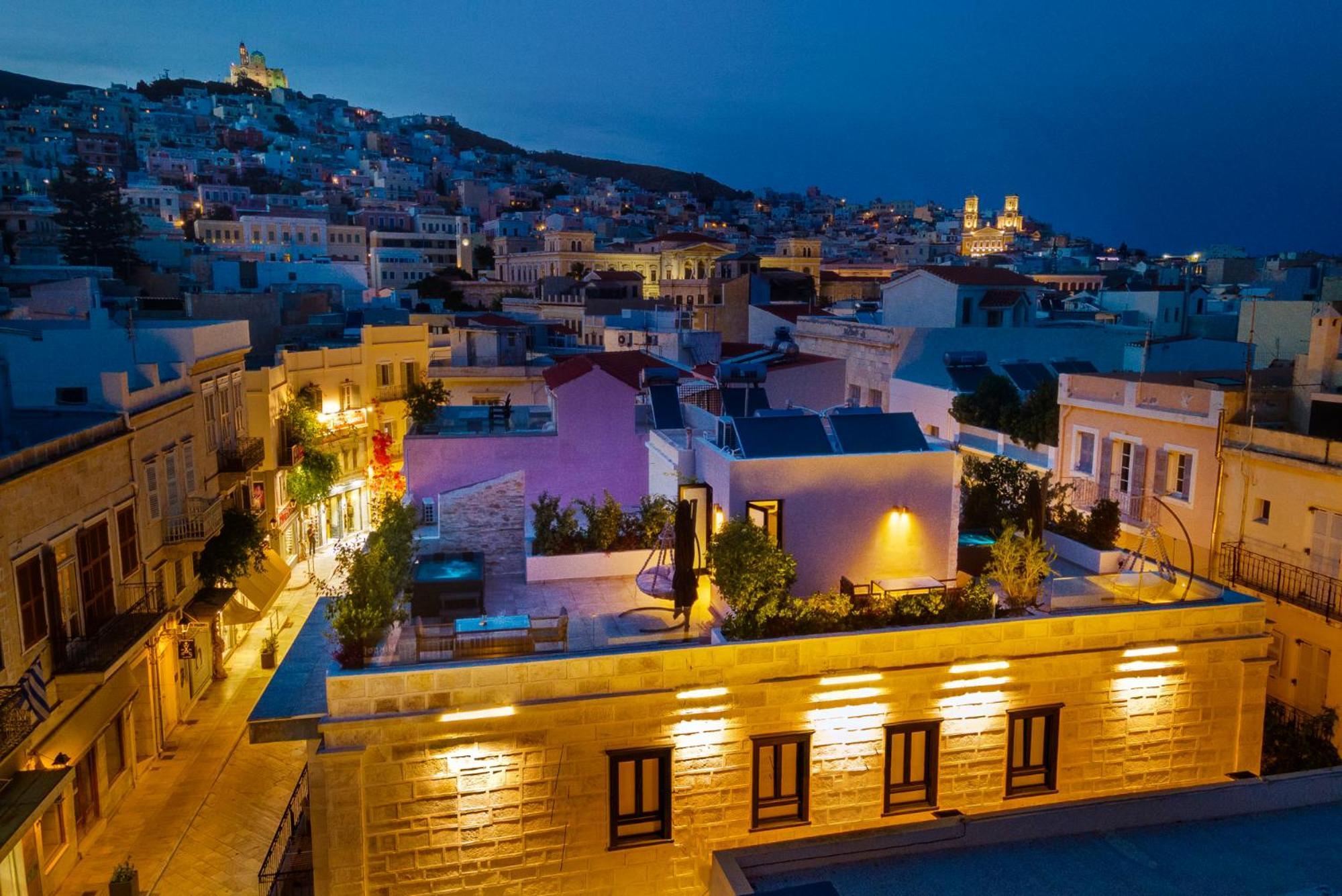 Ninemian Suites Syros แอร์มูโปลี ภายนอก รูปภาพ