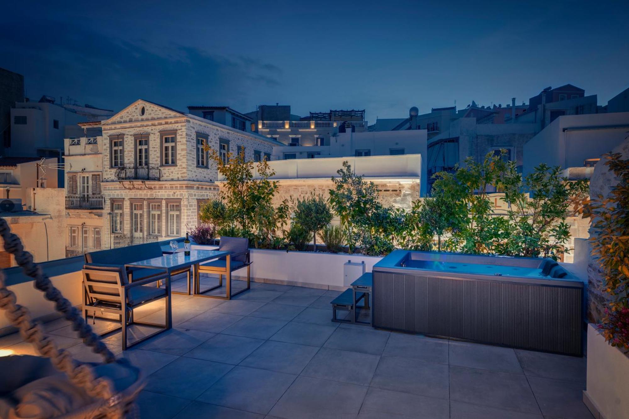 Ninemian Suites Syros แอร์มูโปลี ภายนอก รูปภาพ